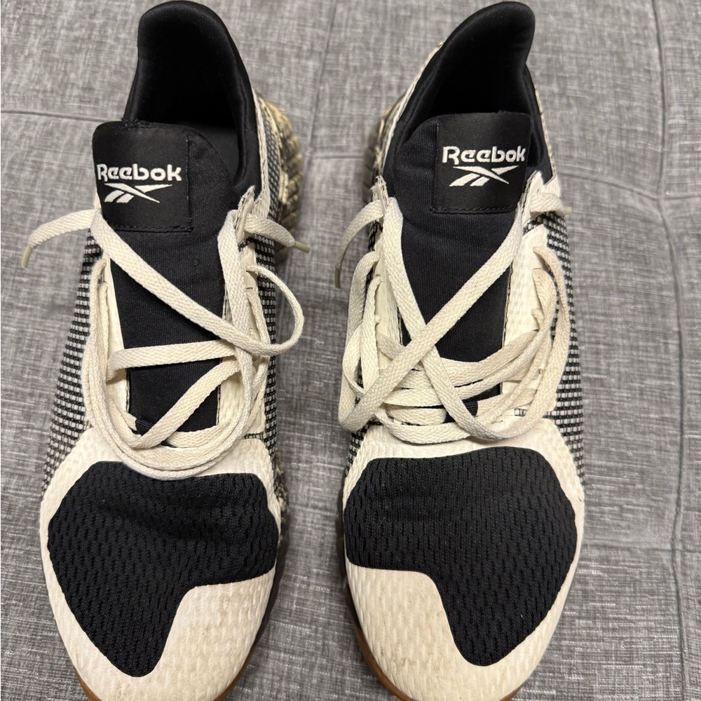 Reebok Black and White Athletic Shoes